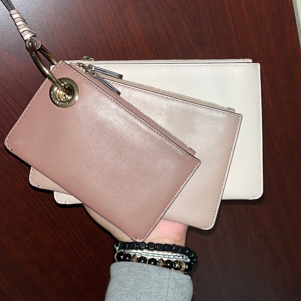 Micheal Kor’s Wallet Pouches set. 3 different colors!